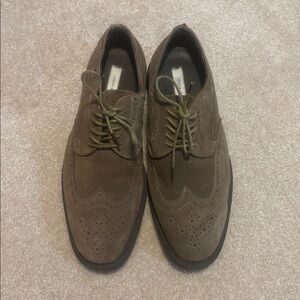Joseph Abboud Suede Oxford Shoes Brown Men’s Size 10 1/2 D